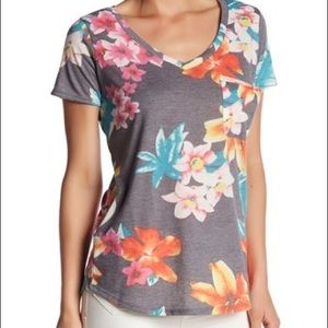 Socialite Tropical Print Tee